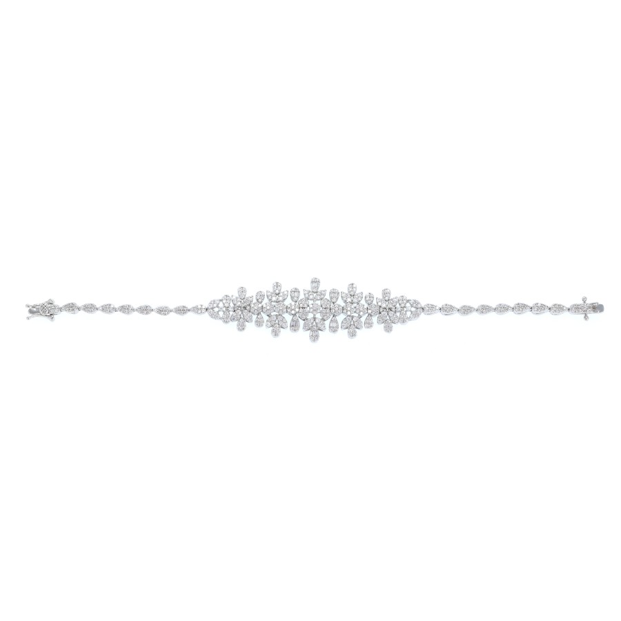 Big set  silver studded with zircon stones