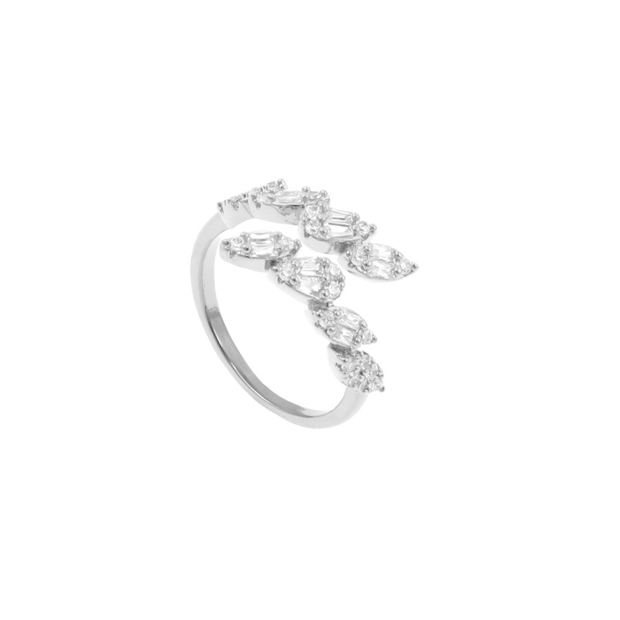 Big set gold-plated studded with zircon stones