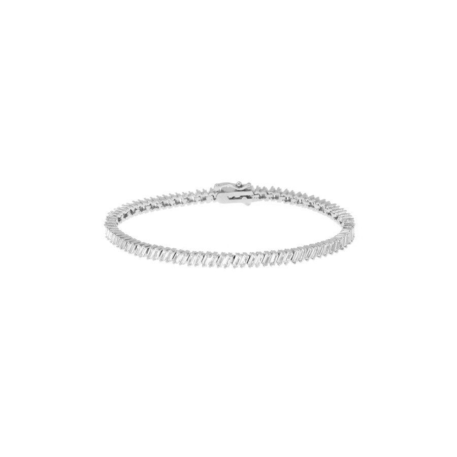 bracelet Delicate gold-plated studded with zircon stones