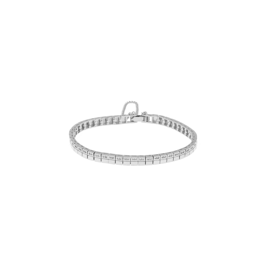 bracelet Delicate gold-plated studded with zircon stones