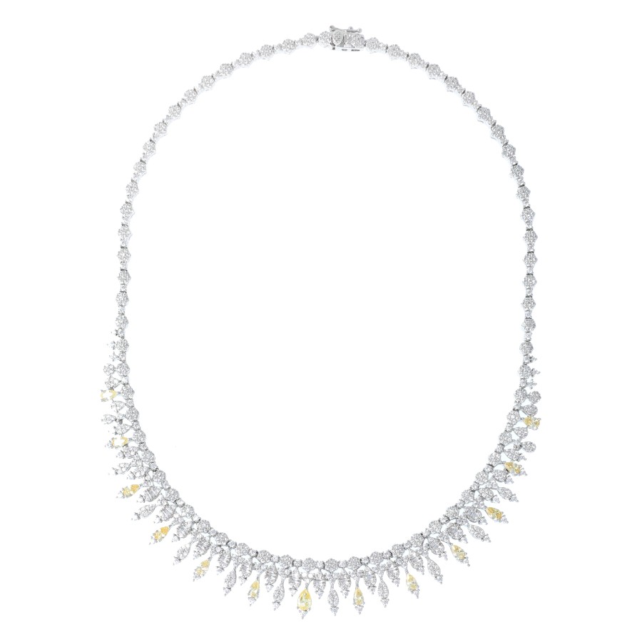 big set, silver, studded with zircon stones